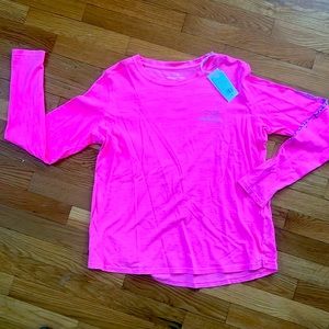 Pink Vineyard Vines long sleeve women’s T-shirt, size medium.